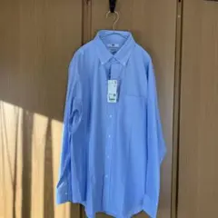 スーパーノンアイロンジャージースリムシャツ/ボタンダウン/ストライプ/XＬ