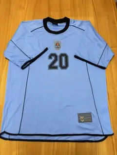 【希少良品】 入手困難 2001 ウルグアイ代表 ユニフォーム 20番 レコバのサムネイル