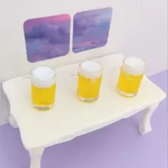 ビール ジョッキ 大 3個セット ミニチュア カクテル ドリンク アルコール