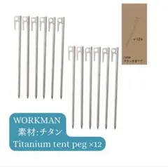 WORKMAN チタン合金ペグ FCP06 12本セットのサムネイル