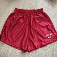 VICTAS 赤 ショートパンツ 卓球用