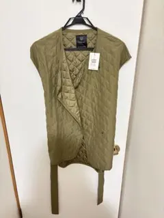 W CLOSET オリーブ キルティングベスト