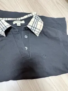 90s Burberry ポロシャツ ブラック ノバチェック swag 短丈 - メルカリ