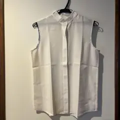 美品　Paul smith ホワイト ノースリーブ シャツ
