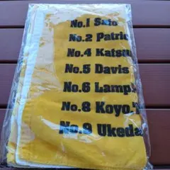 Fivearrows イエロー タオル 選手名入り