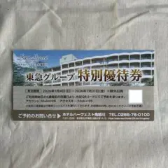 東急グループ特別優待券