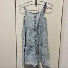 GAP DENIM ノースリーブ ワンピース Mサイズのサムネイル