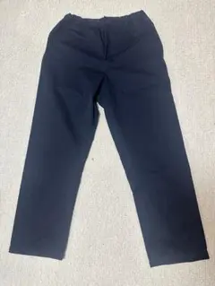 ATRCTR ネイビー　イージーパンツ ゴム・ドローコード付き