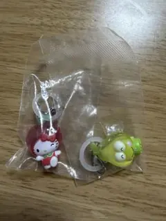 サンリオくだものめじるしアクセサリー キティ けろけろけろっぴ 2点セット