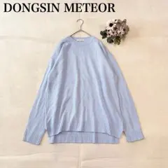 【DONGSIN METEOR 】長袖ニット（フリー）シンプル カジュアル