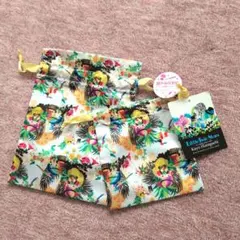 サンリオ　リトルツインスターズ×ホラグチカヨ　巾着ポーチ