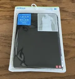 UNIQLO AIRism メッシュタンクトップ M Blackのサムネイル