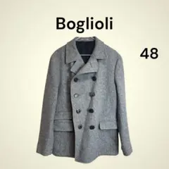 Boglioli ボリオリ ウールPコート48 美品 イタリア製 2026年最新】BOGLIOLI メンズ ピーコート・ウールコートの人気アイテム