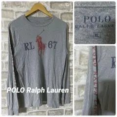 ラルフローレン　キッズXL 長袖Tシャツ　ビックロゴ　RL67 ビッグポニー