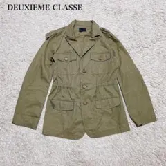 ドゥーズィエムクラス　ミリタリージャケット　トレンチ調　ドロスト　アウトドア