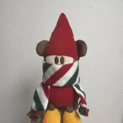 リルリンリン　ぬいぐるみバッジ　2022 ディズニー　クリスマス　ぬいば