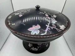 【美品】韓国伝統工芸 螺鈿細工 貝殻細工　ちゃぶ台　ローテーブル　座卓　折り畳み 希少韓国伝統工芸 螺鈿細工 貝殼 ローテーブル 座卓 折り畳み 鳳凰 F40