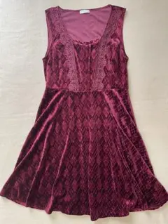 axes femme ひざ丈ノースリーブワンピース
