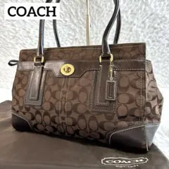 COACH 12515 Signature Shoulder Bag Gold | Mercari