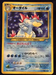 ARS10　旧裏マーク無し　ポケモンカード　オーダイル　プレミアムファイ Amazon.co.jp: ポケモンカード☆neo 旧裏面 プレミアムファイル1