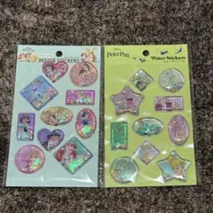 セリア　ディズニープリンセス＆ティンカーベル　ウォーターステッカーセット