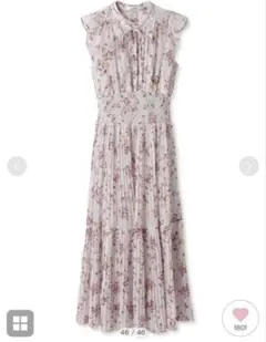 SNIDEL Sustainableフリルプリントワンピース