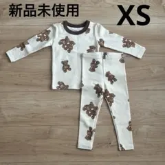 新品未使用　クマ柄　セットアップ　ルームウェア　パジャマ ベビー XS