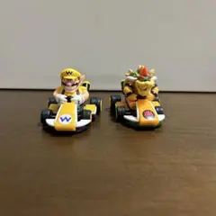 マリオカート ミニカー 2台セット ワリオ クッパ