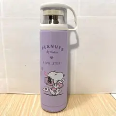 PEANUTS スヌーピー ステンレスボトル 水筒 パープル A 500ml