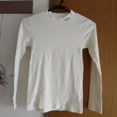 Branshes 長袖カットソー 150cm ホワイト 花刺繍