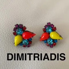 ほぼ新品Art Wear Dimitriadisビジューピアスディミトリアディス
