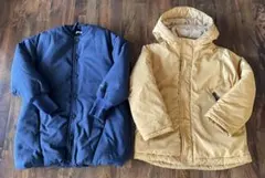 キムラタンノウズ コンビミニ　アウター キャメル　ネイビー　120 2点セット