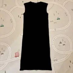 mystic ノースリーブリブワンピース