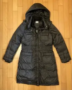 美品　ラコステ フード付　ダウンコート　ブラック　40