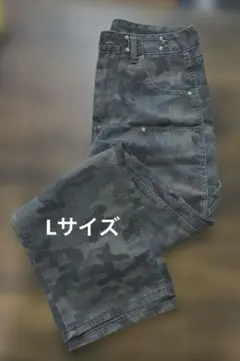 Lサイズ　迷彩柄　カーゴパンツ　レディース