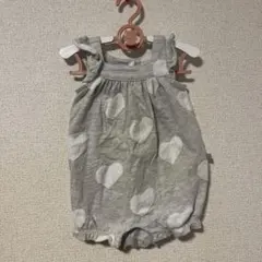 GAP ベビー　ハート柄　ロンパース