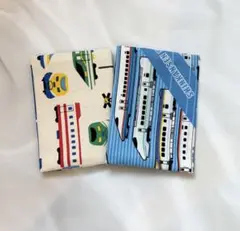 ２点セット　子供サイズ　ミニポケットティッシュケース　入園　入学　新幹線　電車