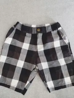 BREEZE 半ズボン 110サイズ 黒白チェック