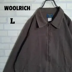 ウールリッチ★ヘリンボーン 短丈 シャツジャケット スウィングトップ 茶 L