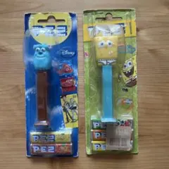 モンスターズ・インク＆スポンジ・ボブ PEZディスペンサー 2個セット