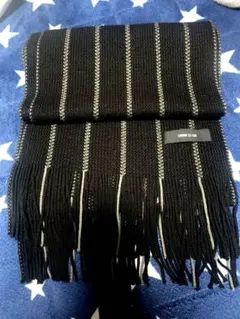 COMME CA ISM ストライプマフラー　美品　 最終値下げ