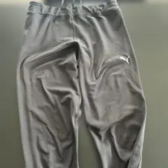 Puma 黒 ランニングタイツ、ウエスト調整付き