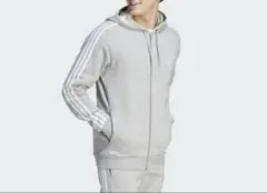 adidas アディダスエッセンシャルズ フリース フルジップパーカー