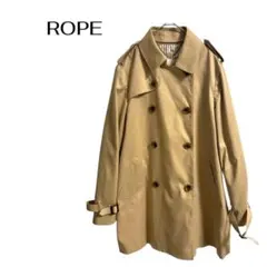 ROPE デート トレンチコート　オフィスカジュアル　美品　薄手アウターのサムネイル