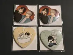 ピンクハートジャム　しっけ　BL 漫画　缶バッジ　くじメイト