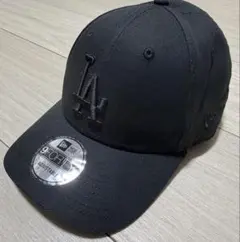 NEW ERA ニューエラ 9FORTY LAロゴ キャップ オールブラック
