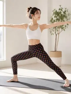 easyoga イージーヨガ ヨガウェア 上下セット ブラトップL レギンスM