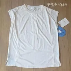 【新品】ローズマダム 汗染み防止 授乳服 Tシャツ M 春夏 出産準備 ホワイト