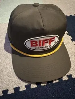 【美中古】 BIFFキャップ　野性爆弾くっきー ぶてぃっく紫歯茎 CAP さらばのサムネイル