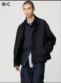 【新品・未着用】UNIQLO C コットンショートブルゾン XLサイズ